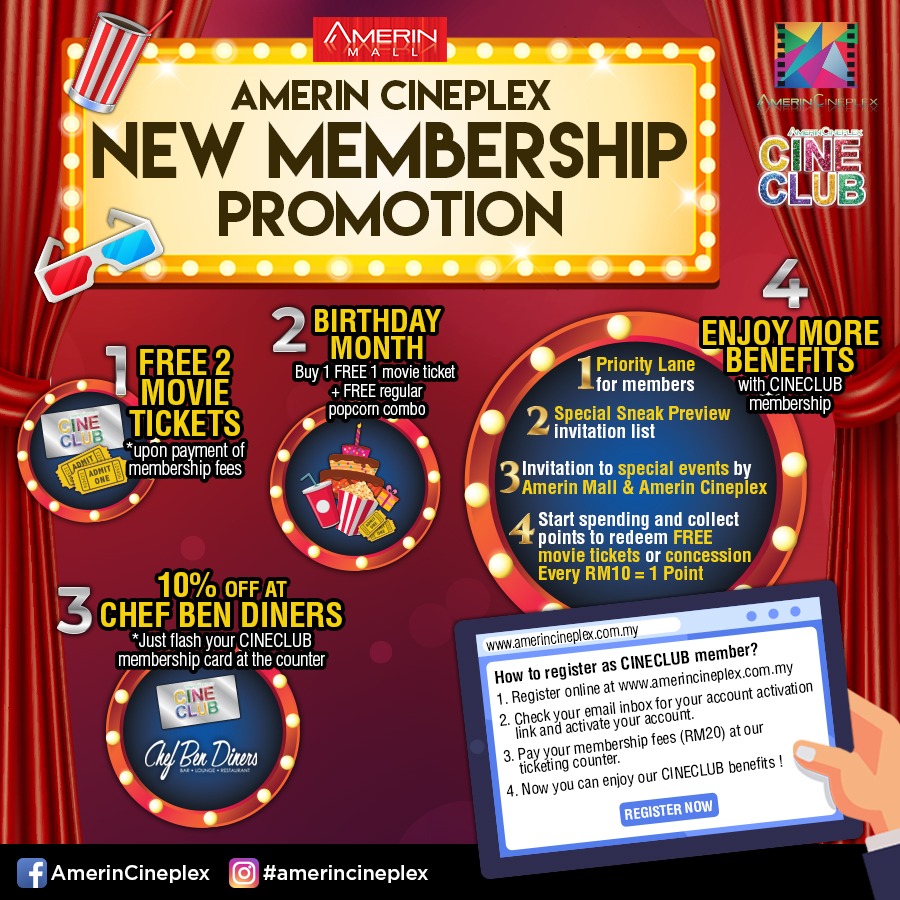 Amerin Cineplex Current Promotions